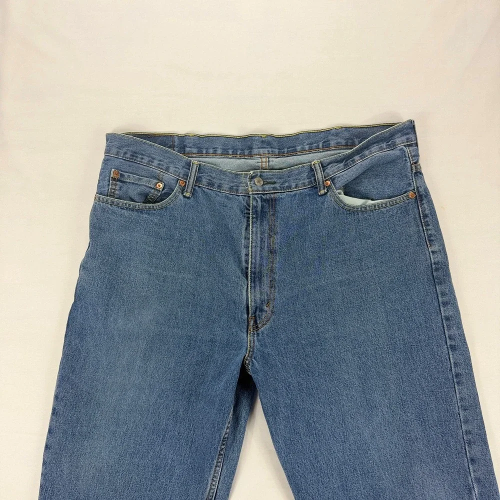 Levi's‎ 550 Relaxed Fit Jeans Blue Denim Classic Straight Leg W42 L30